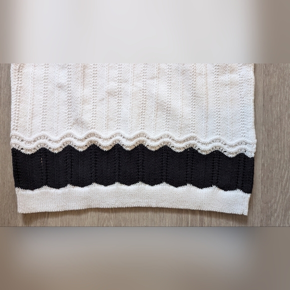 White and Black Women's Tank Top - Picture 6 of 6